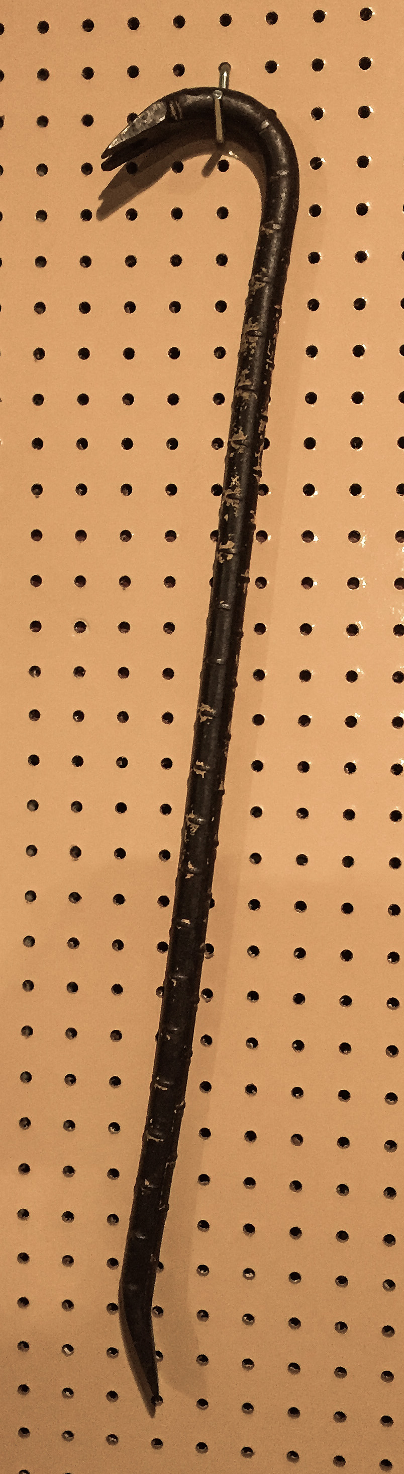 Allen Crosby’s crowbar.