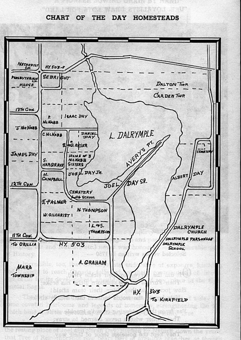 Day land holdings at Lake Dalrymple.