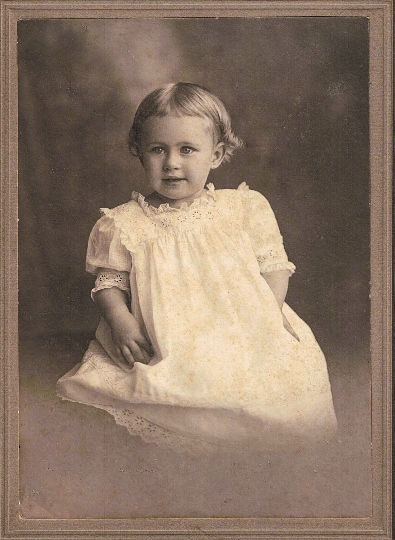 Elizabeth Charlotte Crosby, about 1907.