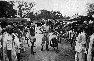 Joseph Floyd Crosby in India, about 1945.